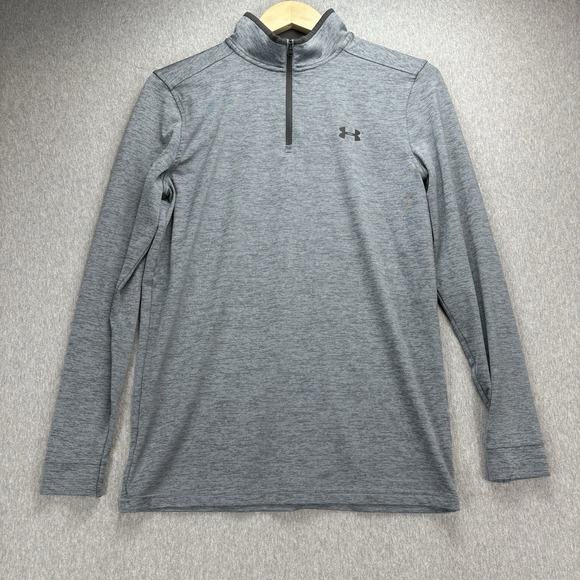 Under Armour Other - Under Armour Pullover Men's S Gray Playoff 2.0 Heatgear 1/4 Zip Golf Performance